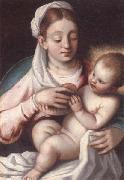 unknow artist The madonna and child painting